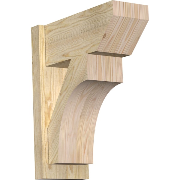 Ekena Millwork Westlake Slat Rough Sawn Outlooker, Douglas Fir, 8"W x 18"D x 22"H OUT08X18X22WTL06RDF - main